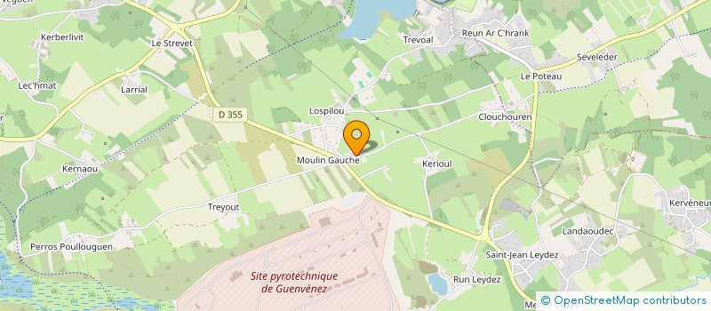 localisation de l'entreprise MADAME ISABELLE BRIQUET à CROZON