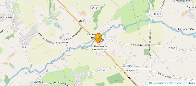 localisation de l'entreprise MADAME ISABELLE BRISSET  SAINT-PIERRE-LANGERS