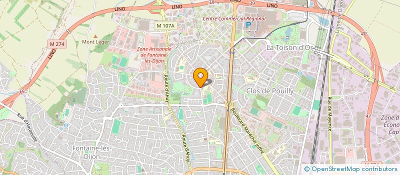 localisation de l'entreprise MADAME ISABELLE BROCHOT  DIJON