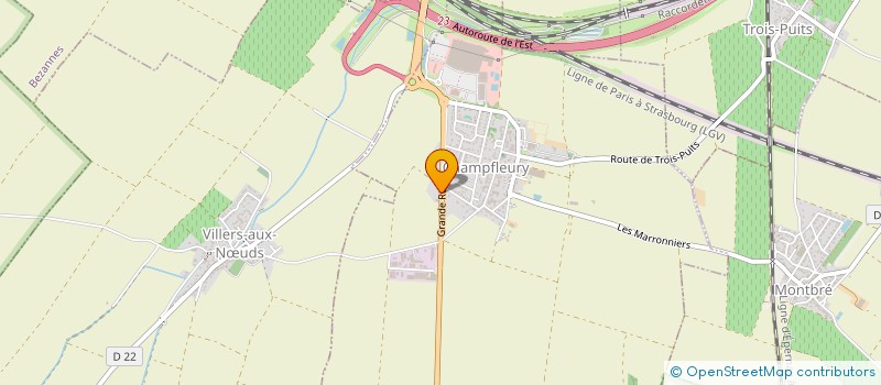 localisation de l'entreprise MADAME ISABELLE BROIGNIEZ  CHAMPFLEURY