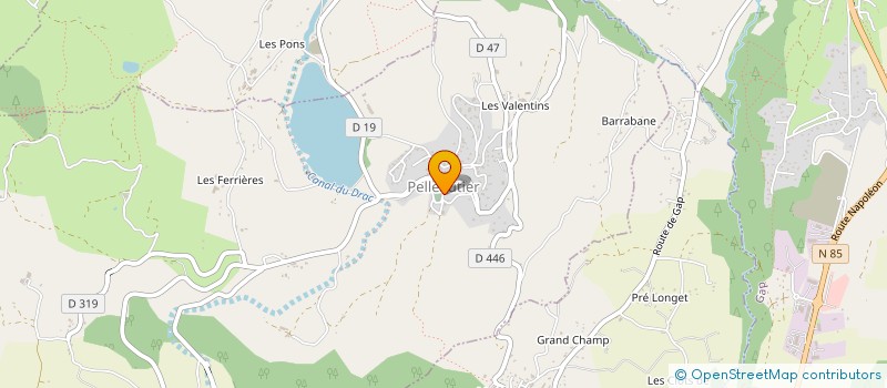 localisation de l'entreprise MADAME ISABELLE BRONCHART  PELLEAUTIER