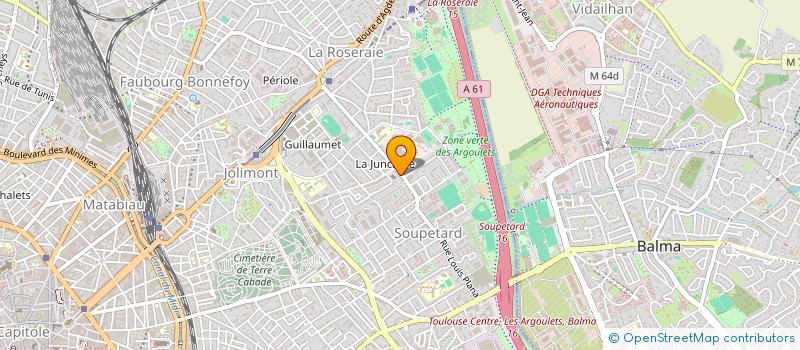 localisation de l'entreprise MADAME ISABELLE BROUSSE  TOULOUSE