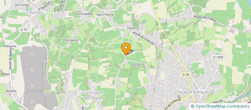 localisation de l'entreprise MADAME ISABELLE BRUGGER  MORANCE