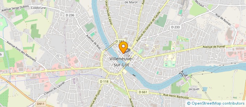 localisation de l'entreprise MADAME ISABELLE BRULANT  VILLENEUVE-SUR-LOT