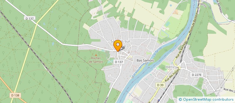 localisation de l'entreprise MADAME ISABELLE BRUNEAU DE MIRE à SAMOIS-SUR-SEINE