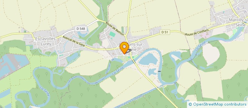 localisation de l'entreprise MADAME ISABELLE BRUNET  CONFLANS-SUR-SEINE