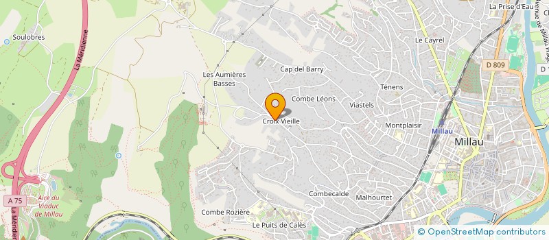 localisation de l'entreprise MADAME ISABELLE BRUNET  MILLAU