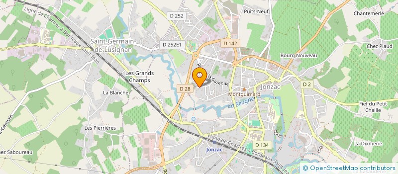 localisation de l'entreprise MADAME ISABELLE BRUNET  JONZAC