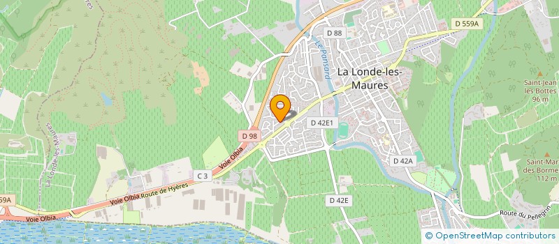 localisation de l'entreprise MADAME ISABELLE BRUNETTO  LA LONDE-LES-MAURES