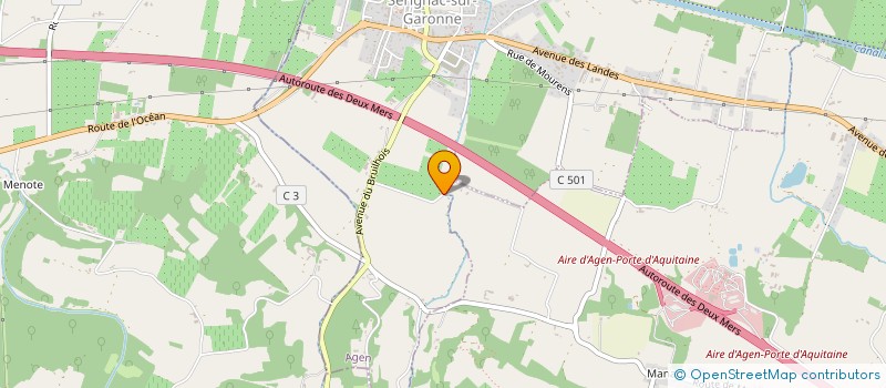 localisation de l'entreprise MADAME ISABELLE BUFFA  SERIGNAC-SUR-GARONNE