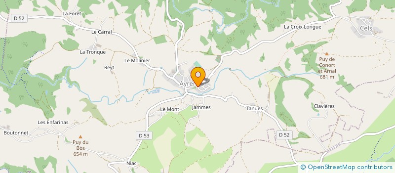 localisation de l'entreprise MADAME ISABELLE BUISSON à AYRENS