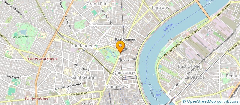 localisation de l'entreprise MADAME ISABELLE BUNISSET à BORDEAUX