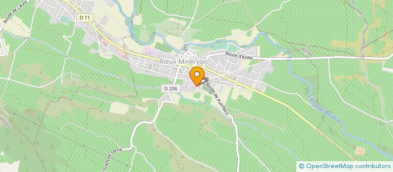 localisation de l'entreprise MADAME ISABELLE BUREL à RIEUX-MINERVOIS