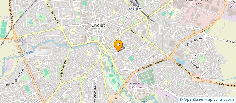localisation de l'entreprise MADAME ISABELLE BUREN à CHOLET