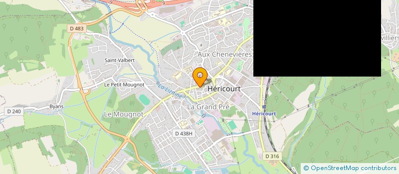 localisation de l'entreprise MADAME ISABELLE BURGER  HERICOURT