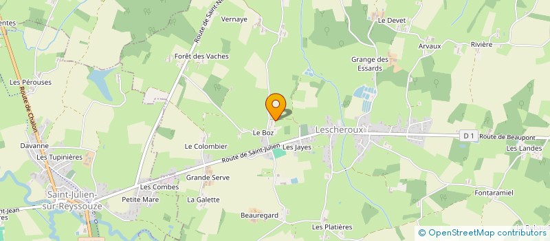 localisation de l'entreprise MADAME ISABELLE BURTIN  LESCHEROUX