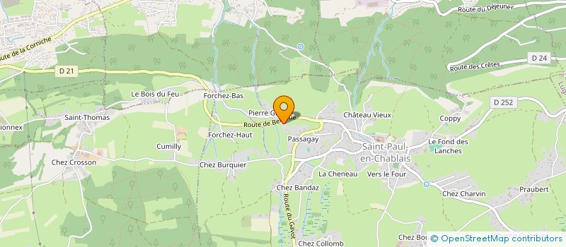 localisation de l'entreprise MADAME ISABELLE BUSQUET-SERRES  CHEVENOZ