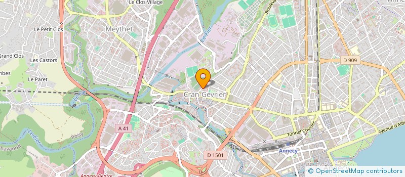 localisation de l'entreprise MADAME ISABELLE BUSSON à ANNECY