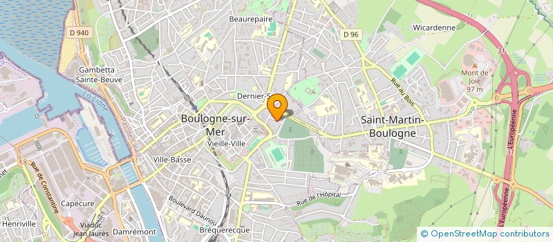 localisation de l'entreprise MADAME ISABELLE BUTTI à BOULOGNE-SUR-MER
