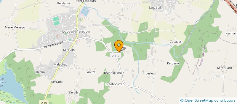 localisation de l'entreprise MADAME ISABELLE CABELGUEN  LOCOAL-MENDON