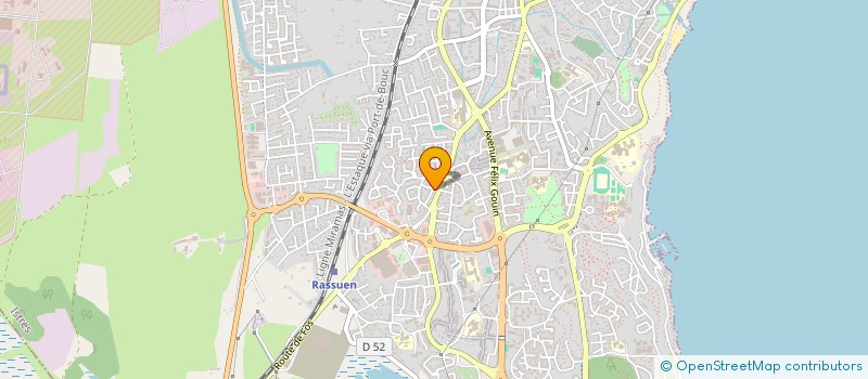 localisation de l'entreprise MADAME ISABELLE CADILHAC  ISTRES