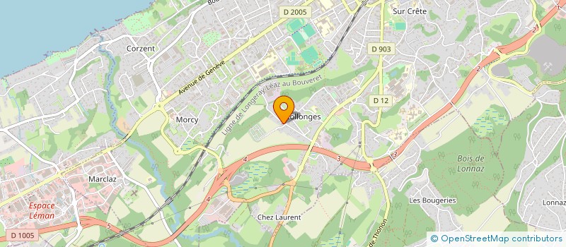 localisation de l'entreprise MADAME ISABELLE CAETANO à THONON-LES-BAINS
