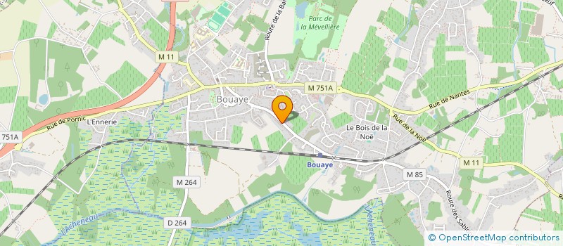 localisation de l'entreprise MADAME ISABELLE CAILLEAUX  BOUAYE