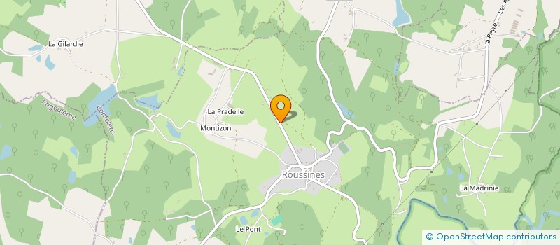 localisation de l'entreprise MADAME ISABELLE CALADO-SIMOES à ROUSSINES