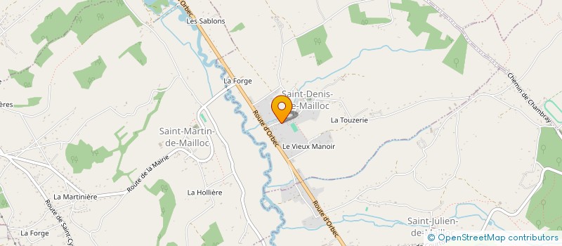 localisation de l'entreprise MADAME ISABELLE CALAMUSA  SAINT-DENIS-DE-MAILLOC