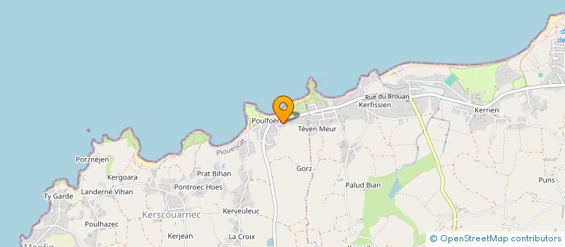 localisation de l'entreprise MADAME ISABELLE CALARNOU  PLOUESCAT