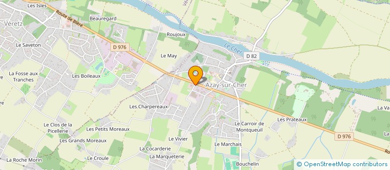 localisation de l'entreprise MADAME ISABELLE CALDAS à AZAY-SUR-CHER