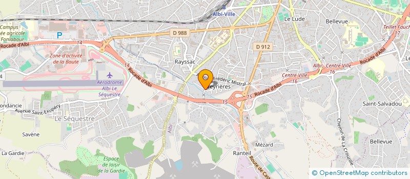 localisation de l'entreprise MADAME ISABELLE CALVEL à ALBI