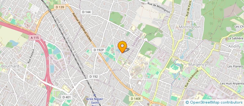 localisation de l'entreprise MADAME ISABELLE CALVEZ à SAINT-PRIX