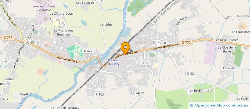 localisation de l'entreprise MADAME ISABELLE CAMPAGNAC à GUIPRY-MESSAC