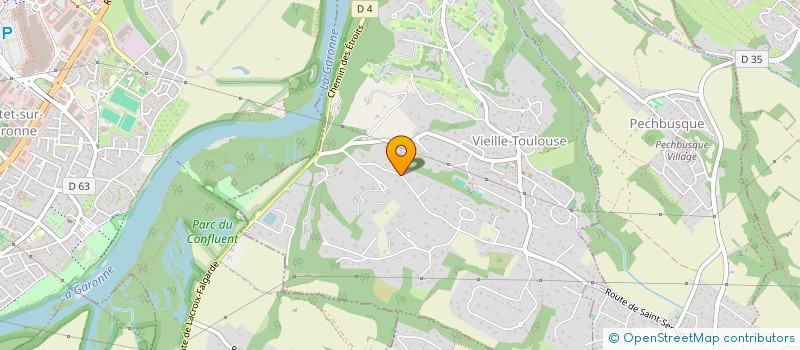 localisation de l'entreprise MADAME ISABELLE CAMPAGNE  VIEILLE-TOULOUSE