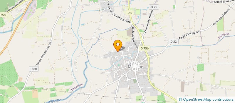 localisation de l'entreprise MADAME ISABELLE CAMPO  MAILLANE