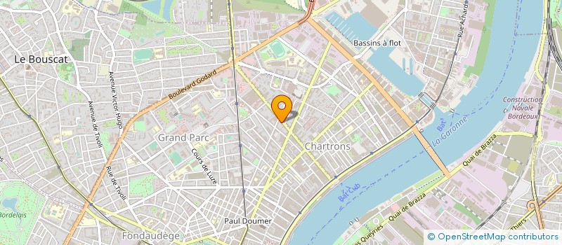localisation de l'entreprise MADAME ISABELLE CAMUS à BORDEAUX