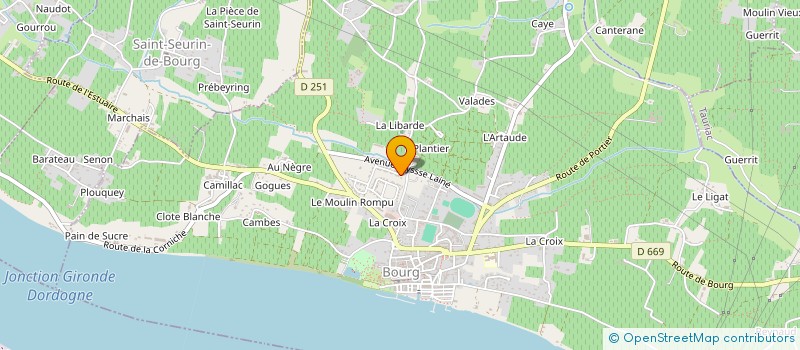 localisation de l'entreprise MADAME ISABELLE CANFIN  BOURG