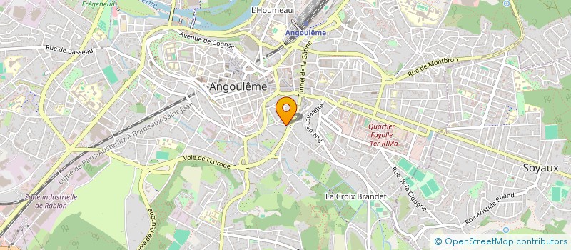 localisation de l'entreprise MADAME ISABELLE CANIN à ANGOULEME