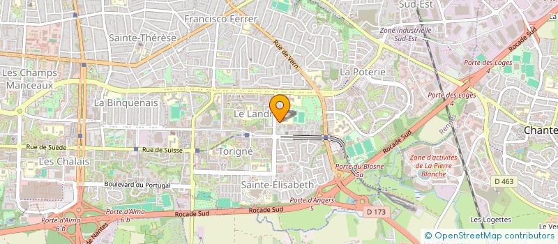 localisation de l'entreprise MADAME ISABELLE CAOUS  RENNES