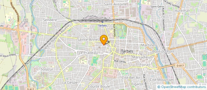 localisation de l'entreprise MADAME ISABELLE CAPON  TARBES