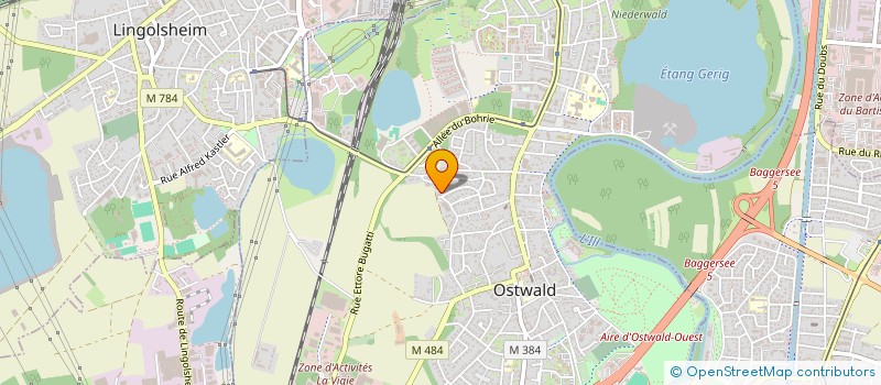 localisation de l'entreprise MADAME ISABELLE CAPS  OSTWALD