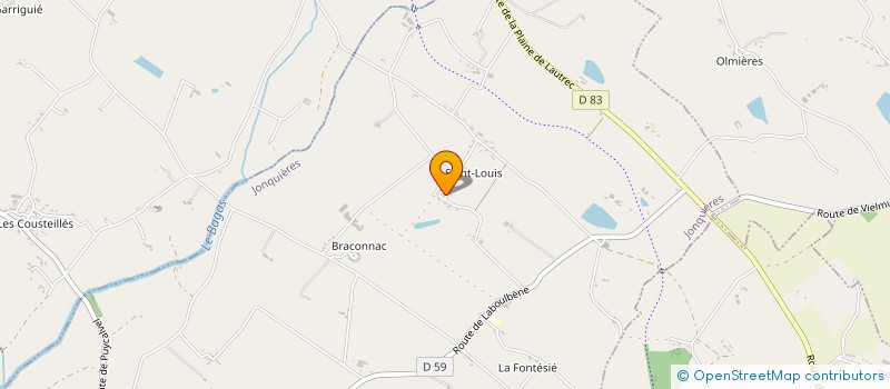 localisation de l'entreprise MADAME ISABELLE CARAYOL  JONQUIERES