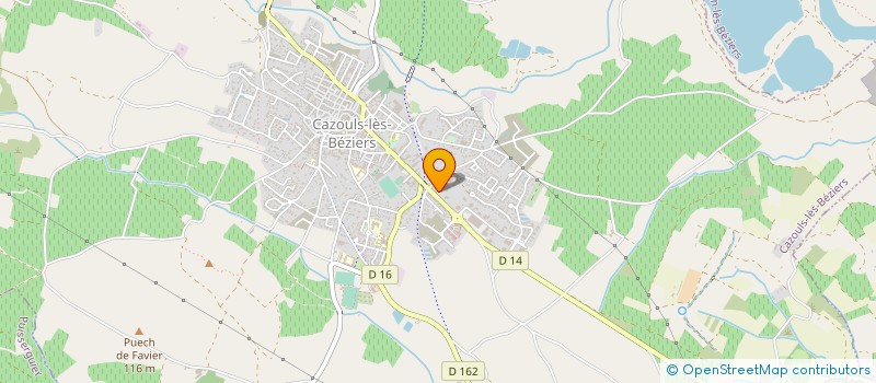 localisation de l'entreprise MADAME ISABELLE CARAYON  CAZOULS-LES-BEZIERS