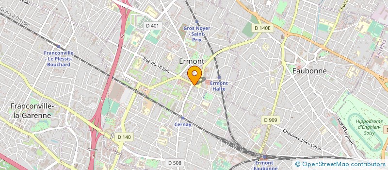 localisation de l'entreprise MADAME ISABELLE CARDOSO à ERMONT