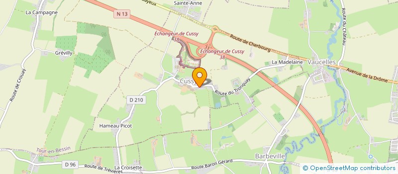 localisation de l'entreprise MADAME ISABELLE CARDRON  CUSSY