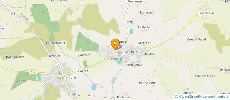 localisation de l'entreprise MADAME ISABELLE CARIOU  GUISSENY