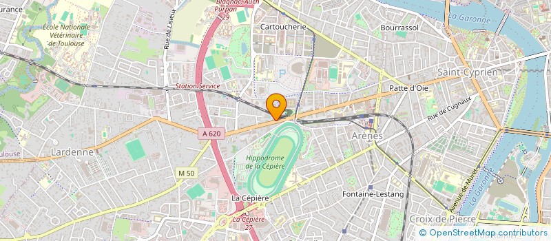 localisation de l'entreprise MADAME ISABELLE CARLIN à TOULOUSE