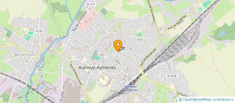 localisation de l'entreprise MADAME ISABELLE CARLIN  AULNOYE-AYMERIES