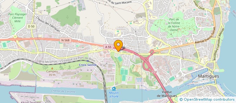 localisation de l'entreprise MADAME ISABELLE CARMONA  MARTIGUES